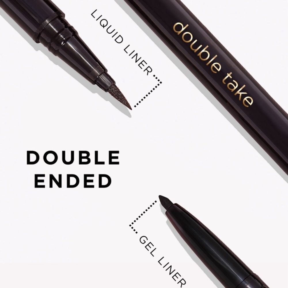🌷 Tarte Double Take Black Eyeliner New Full sz - Picture 4 of 8